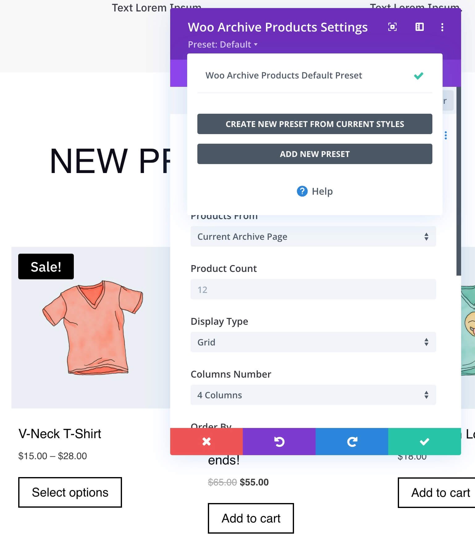 divi presets