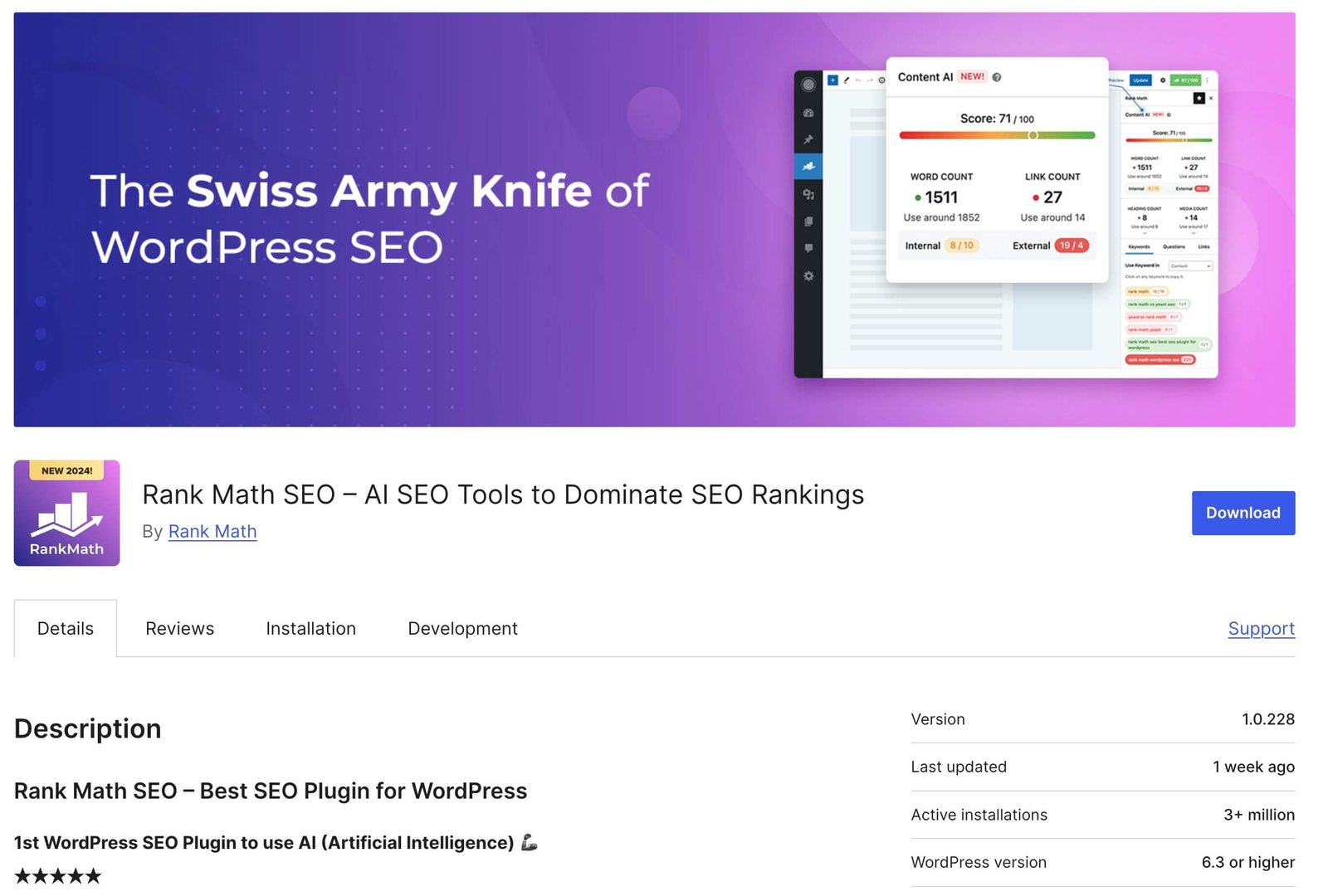 seo rank math plugin